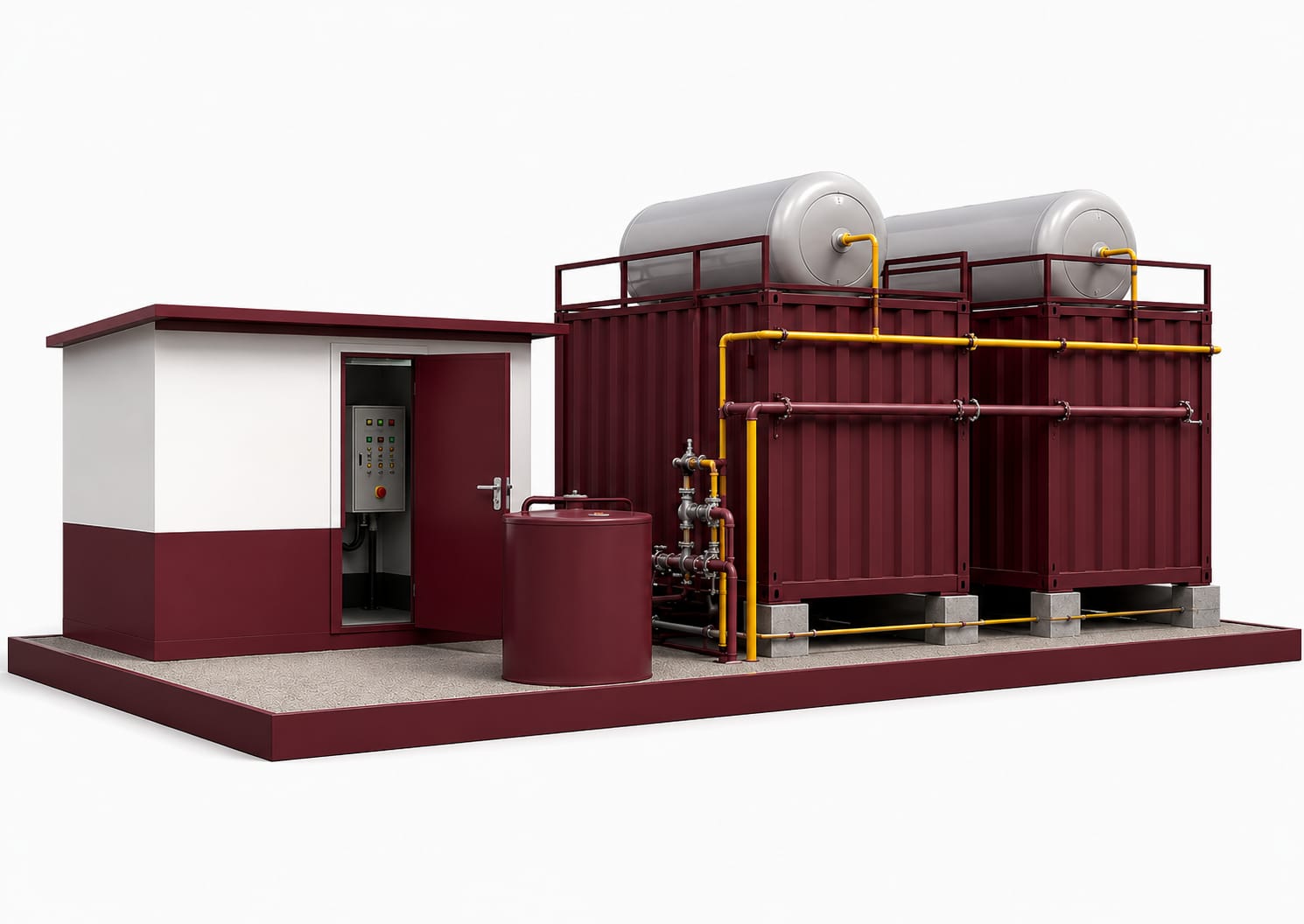 Containerized Bio-Gas Plant