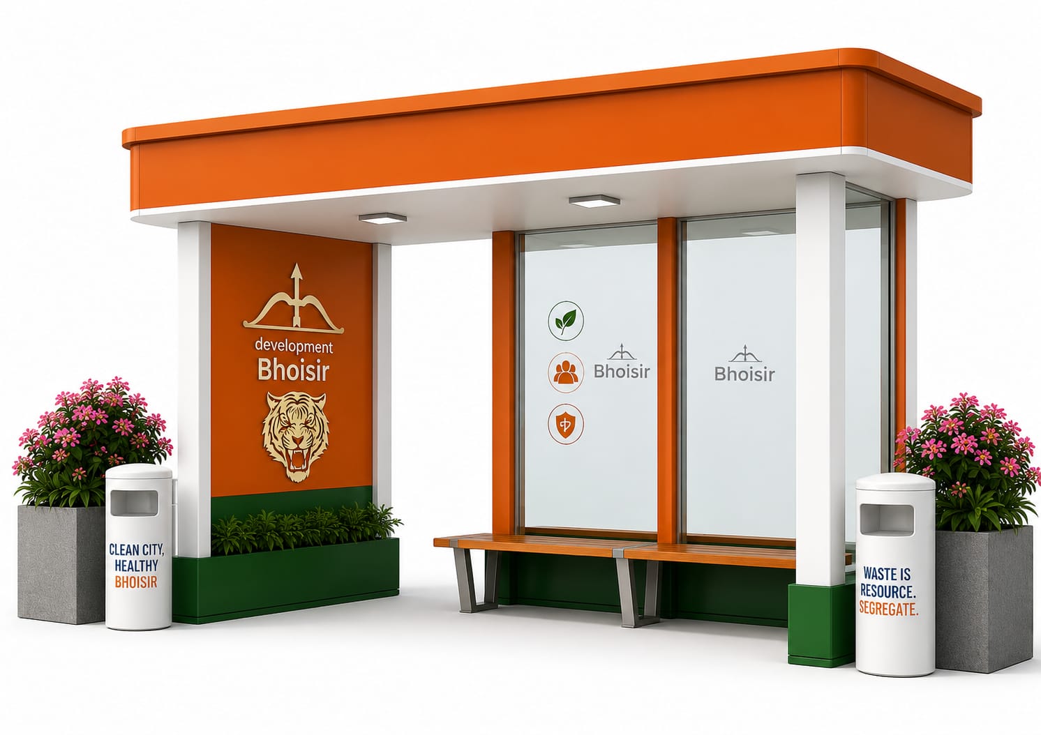 Smart Solar Bus Stop