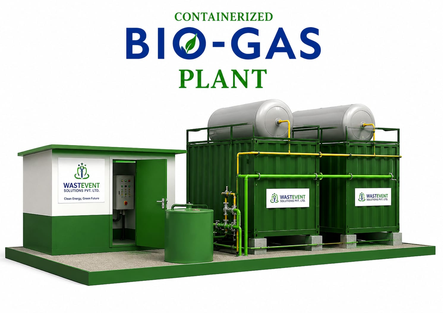 Containerized Bio-Gas Plant