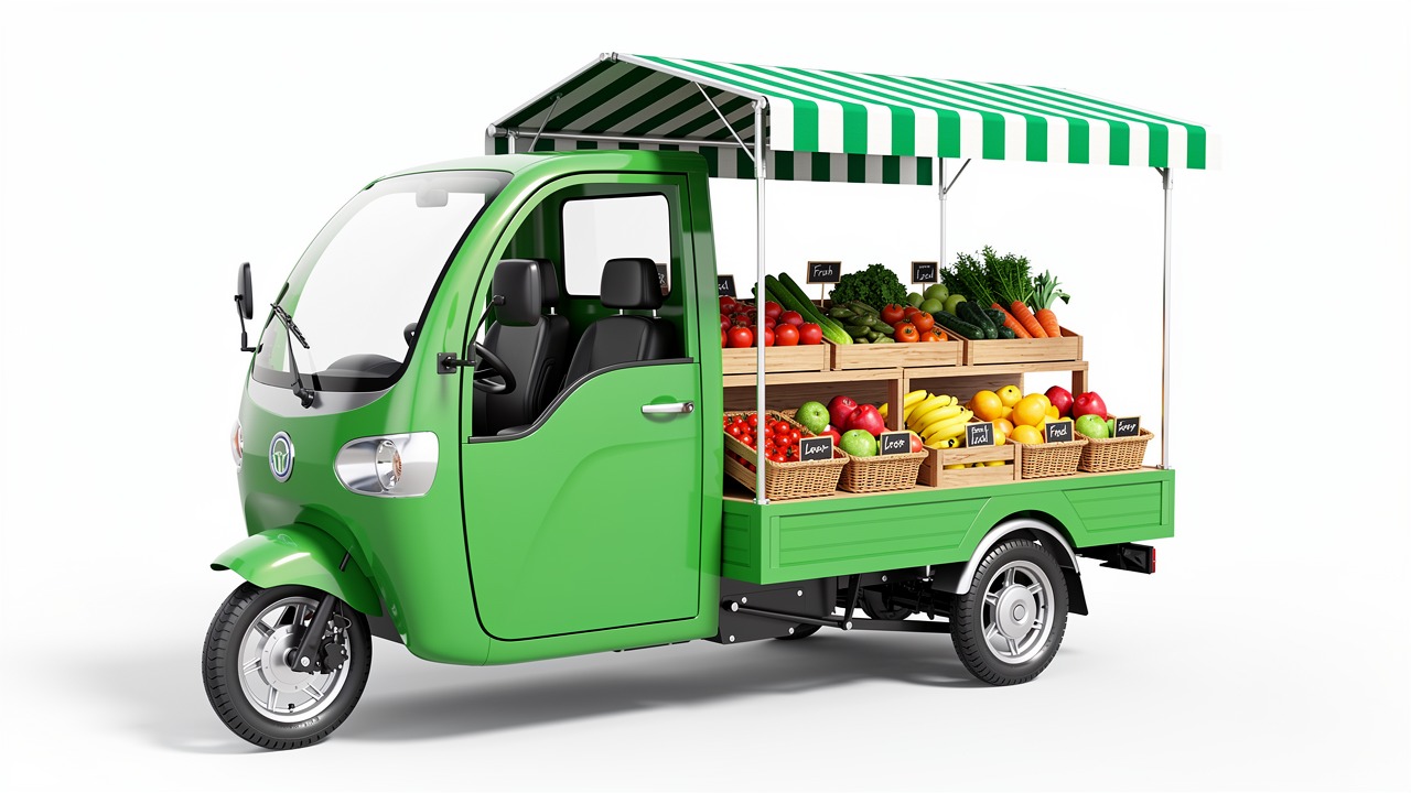 Electric Mobile Market Van
