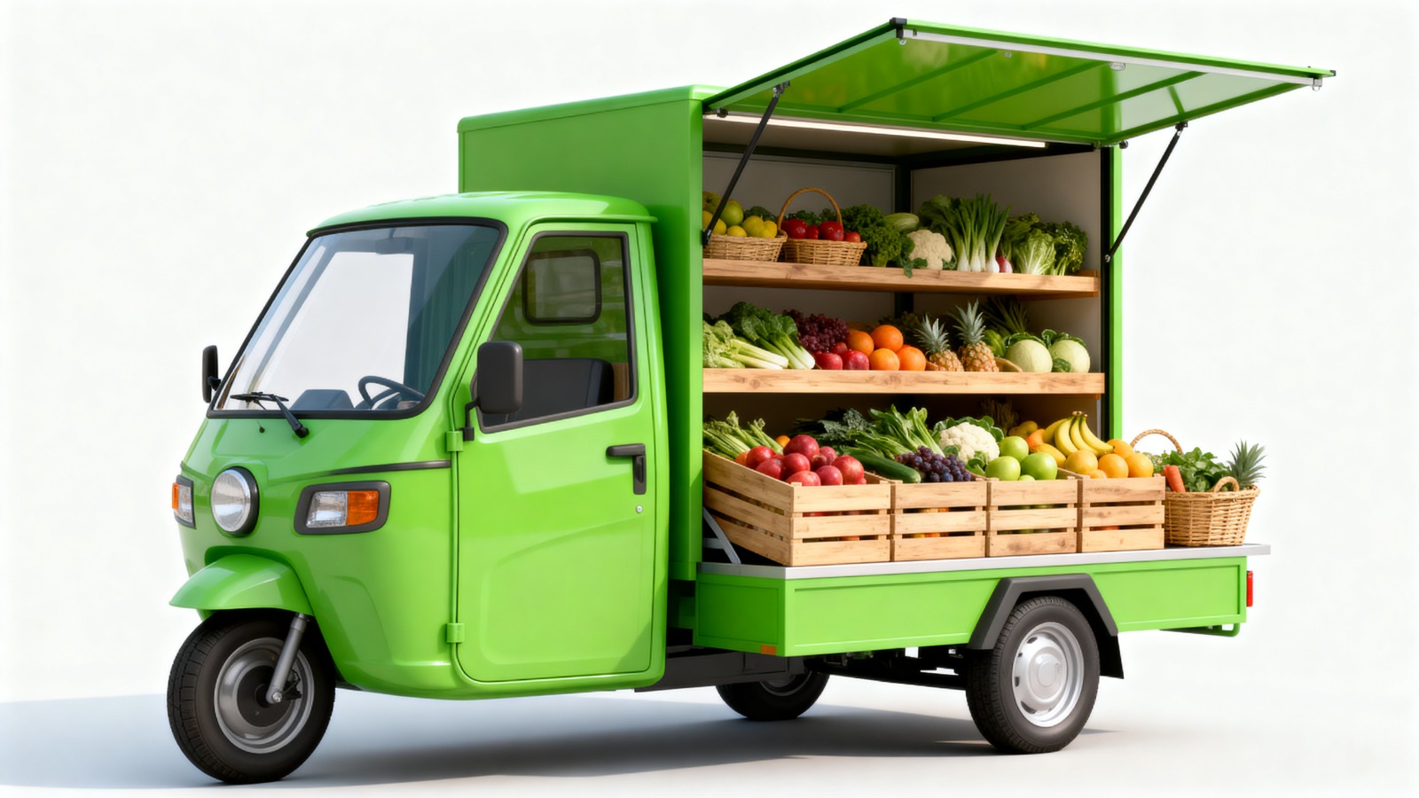 Electric Mobile Market Van