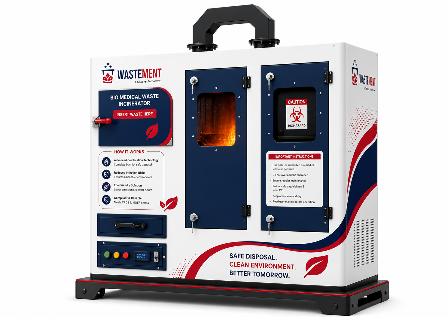 Smokeless Bio Medical Waste Incinerator