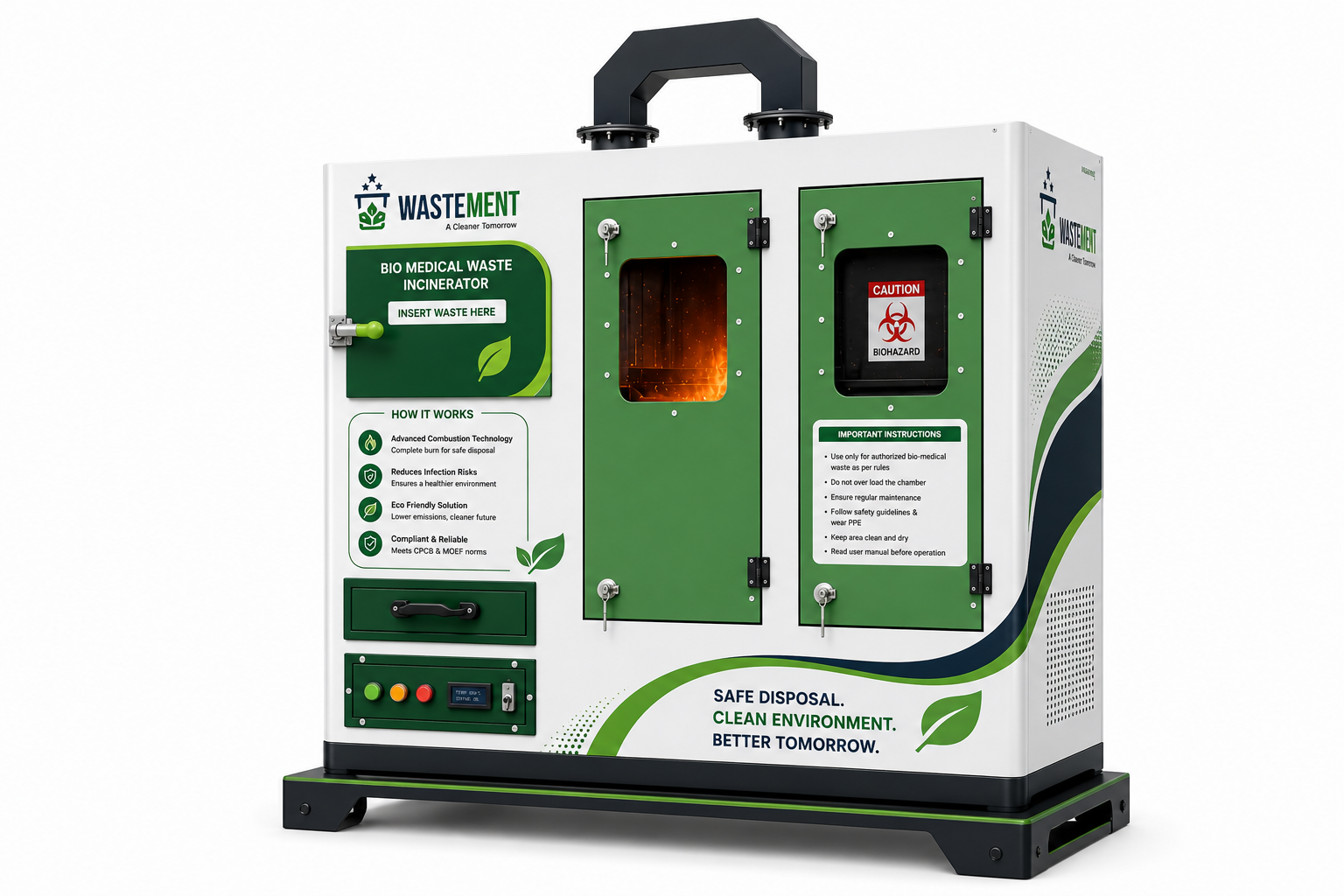 Smokeless Bio Medical Waste Incinerator
