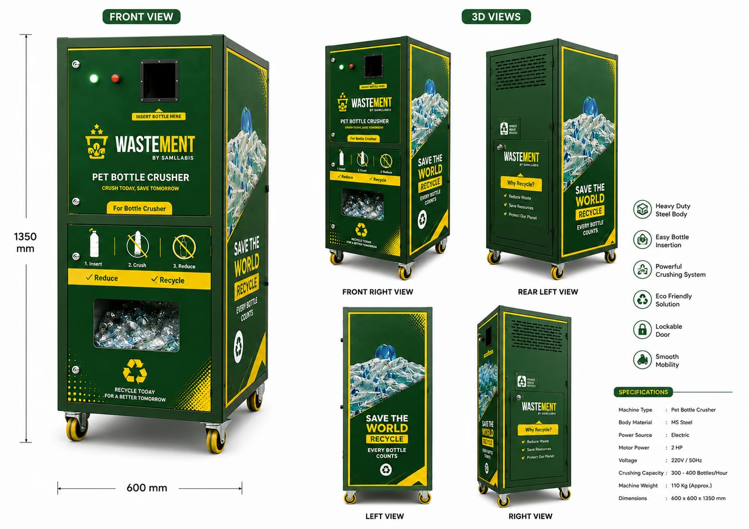 PET Bottle Crusher