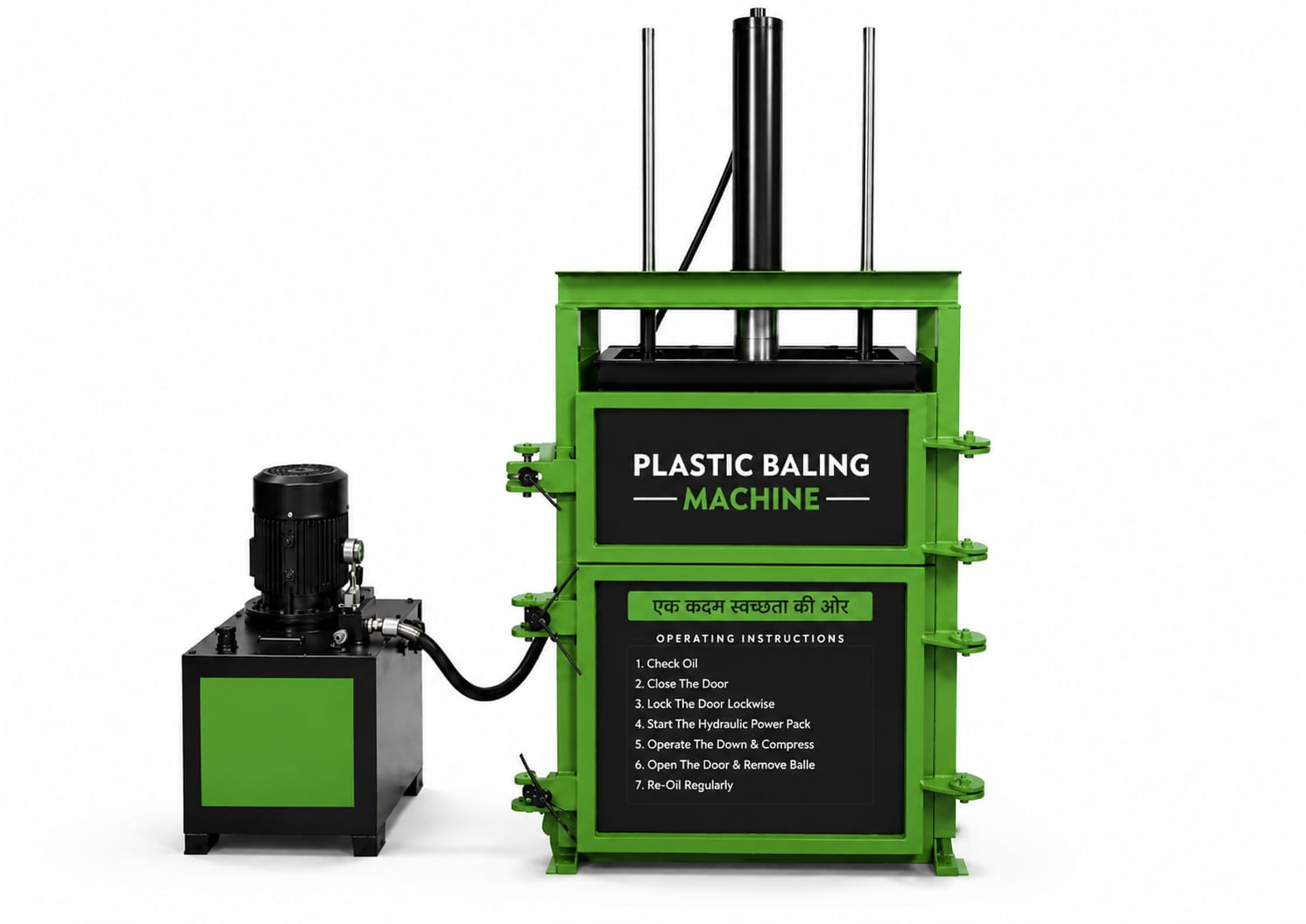Hydraulic Plastic Baling Machine